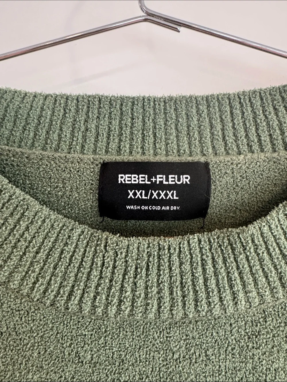 Rebel + Fleur “To Whatever End” Oversized Knit Sweater XXL XXXL Cozy Slouchy
